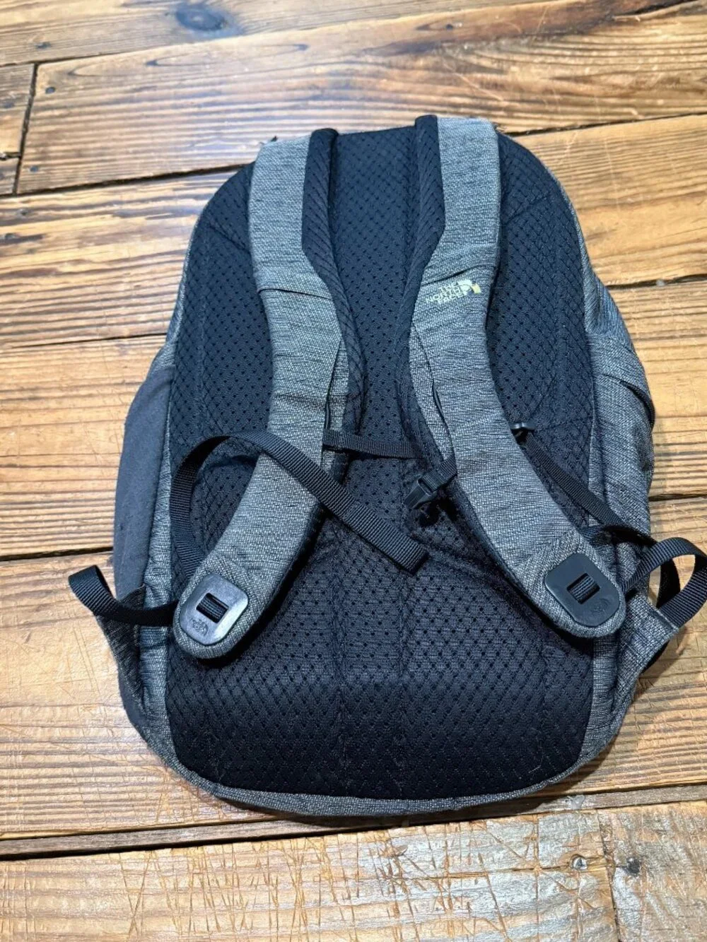 North Face Isabella Backpack Womens Gray Black Rose Gold Laptop School Travel